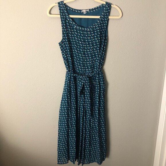 Halogen Sleeveless Pleated Midi Dress - NEW - Picture 2 of 8